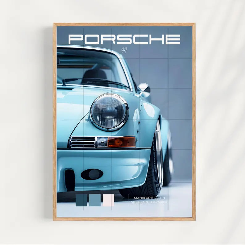 Porsche 911 Poster: